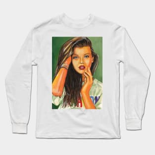 Milla Jovovich Long Sleeve T-Shirt